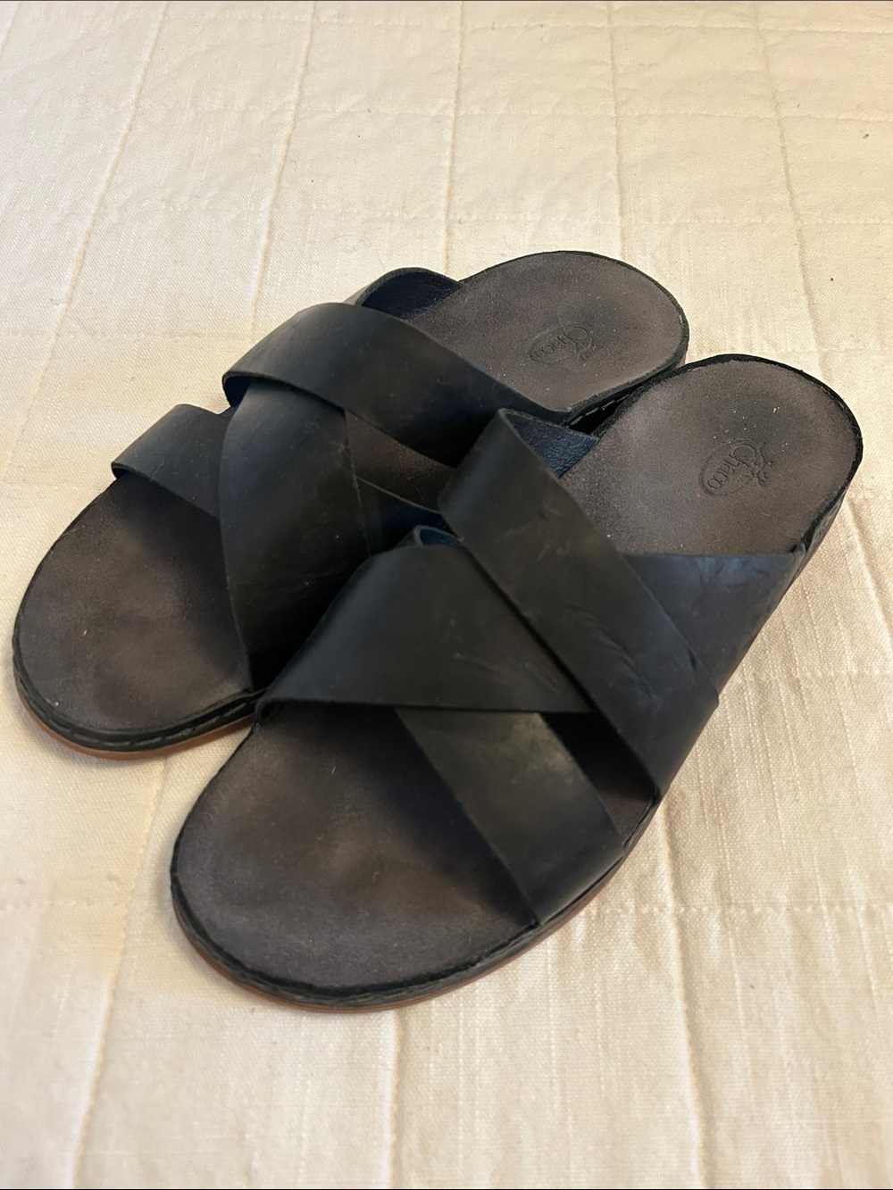 Chaco Sandals • Size W9 • Black Leather